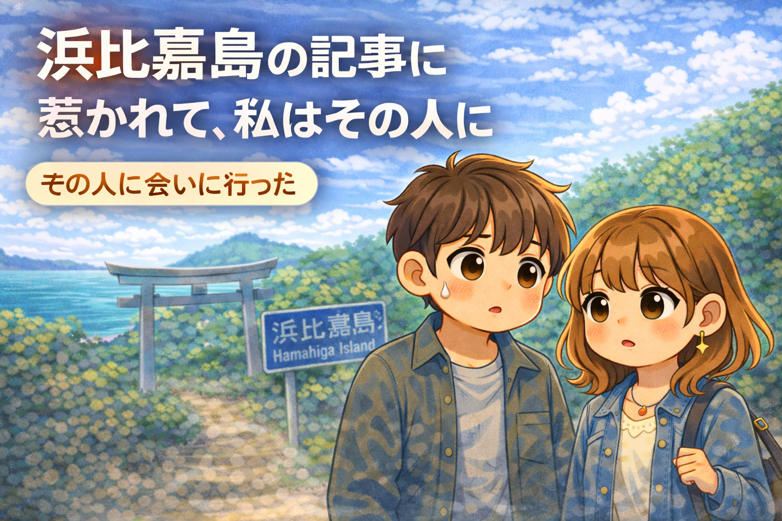 浜比嘉島の記事に惹かれて、私はその人に会いに行った