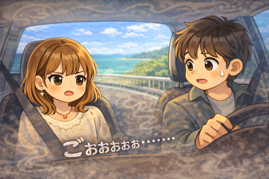 浜比嘉島に入れない！＠るん